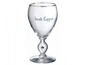 calice vetro irish coffe con scritta